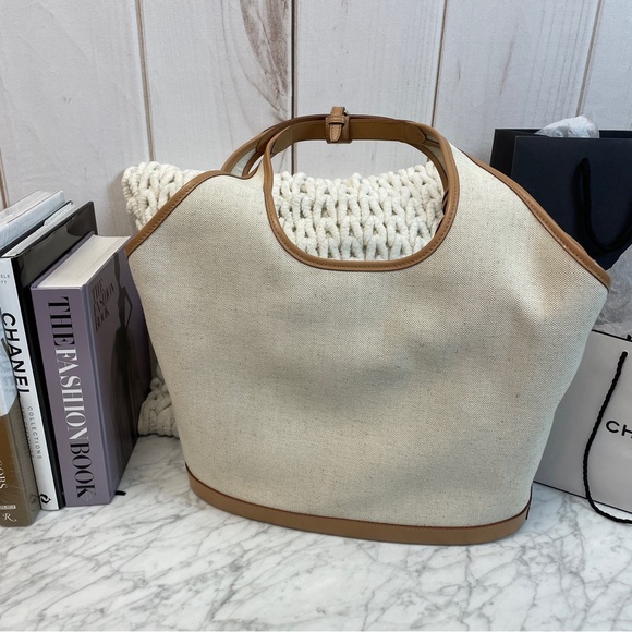 Prada Large Linen Blend Tote - Picture 2 of 10